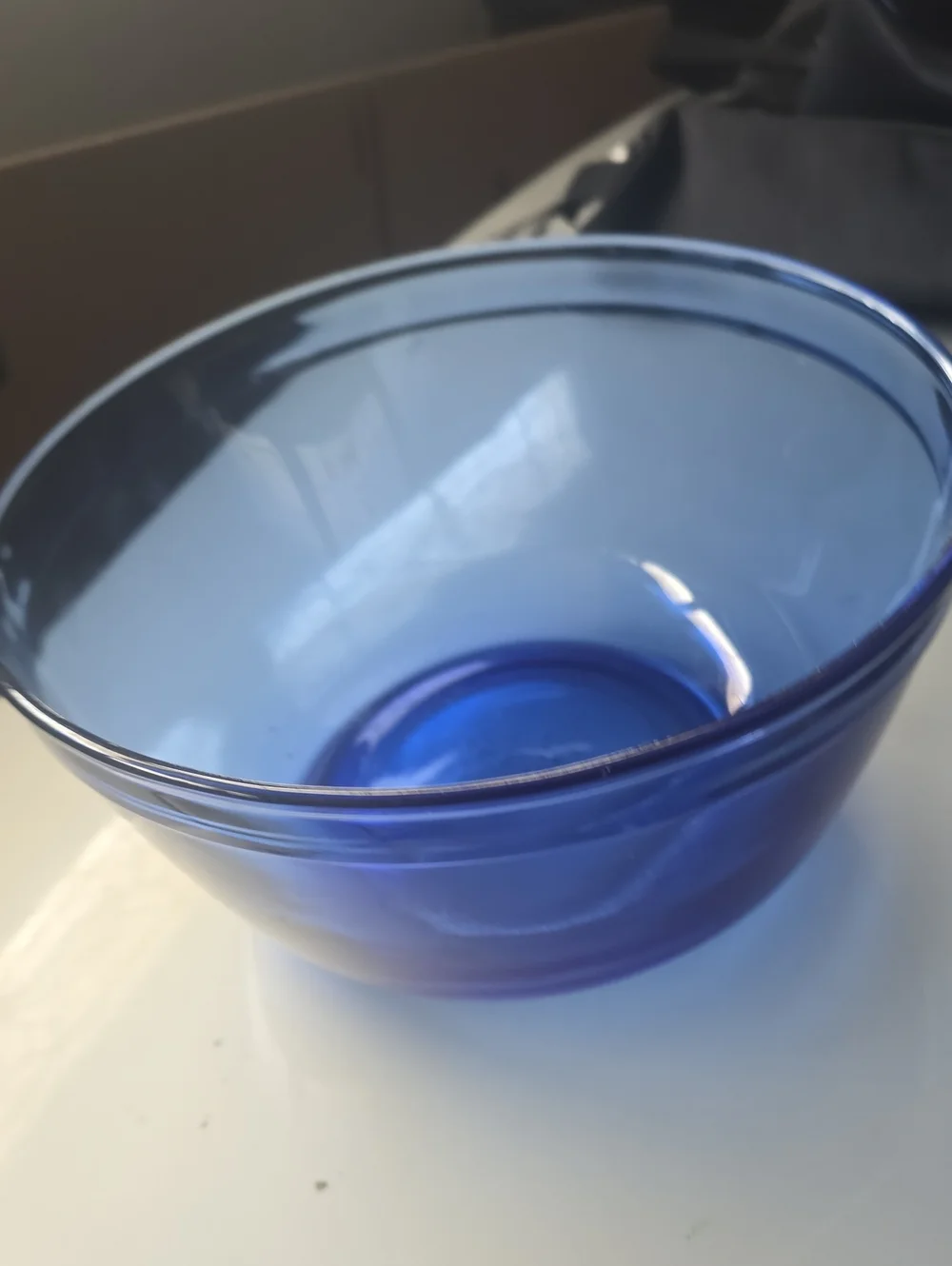 Anchor Hocking Blue Glass Mixing Bowl - Cobalt Accent 4.0 Qt.